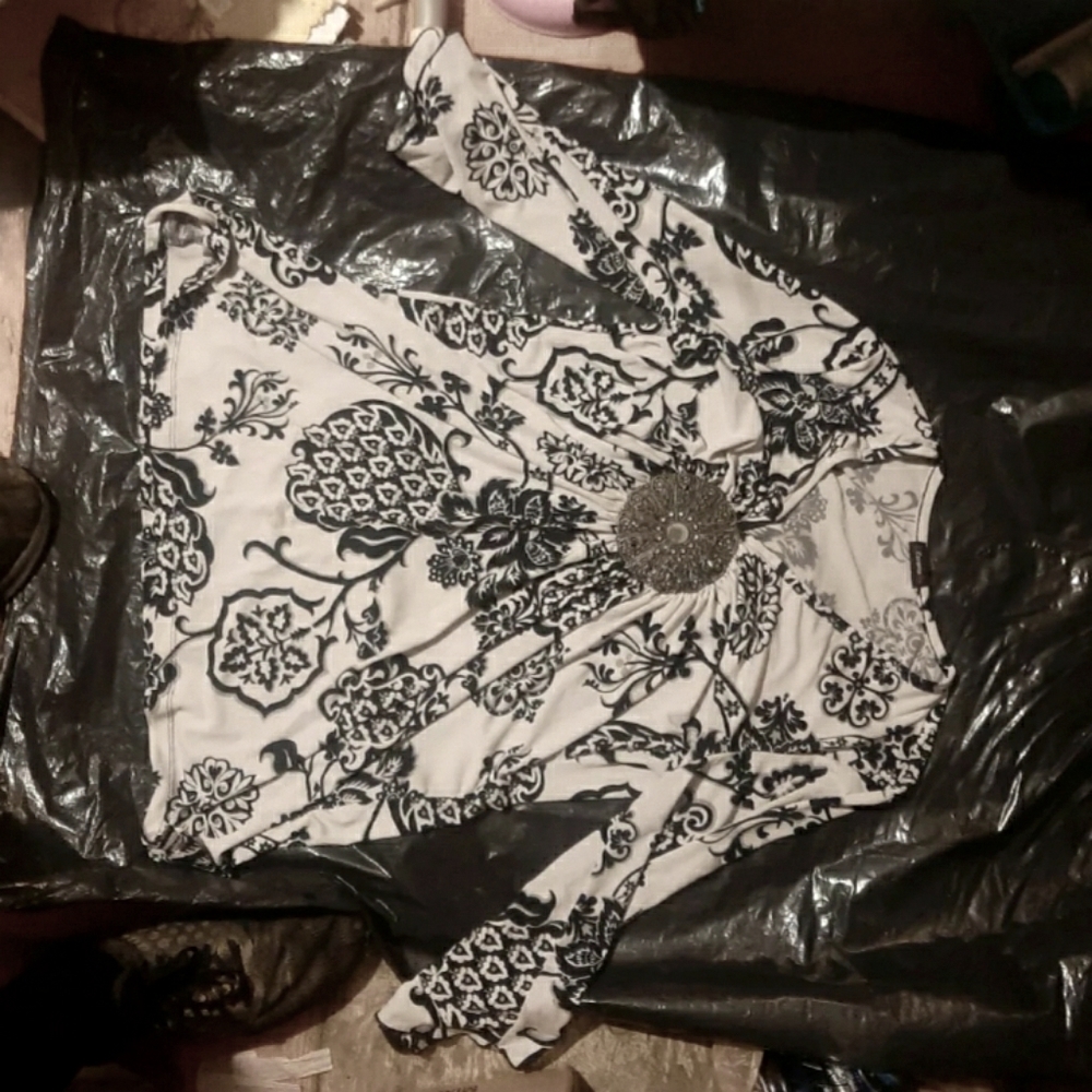 Women's cute low cut blouse